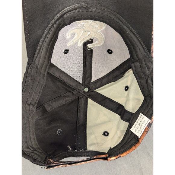 Browning Hat Adjustable Camouflage Cap Black One Size Fits All - Picture 7 of 8